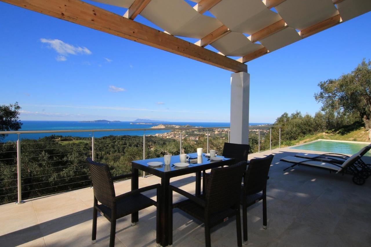 Sunset Sea View Villa 3 Agios Georgios Pagon Exteriör bild