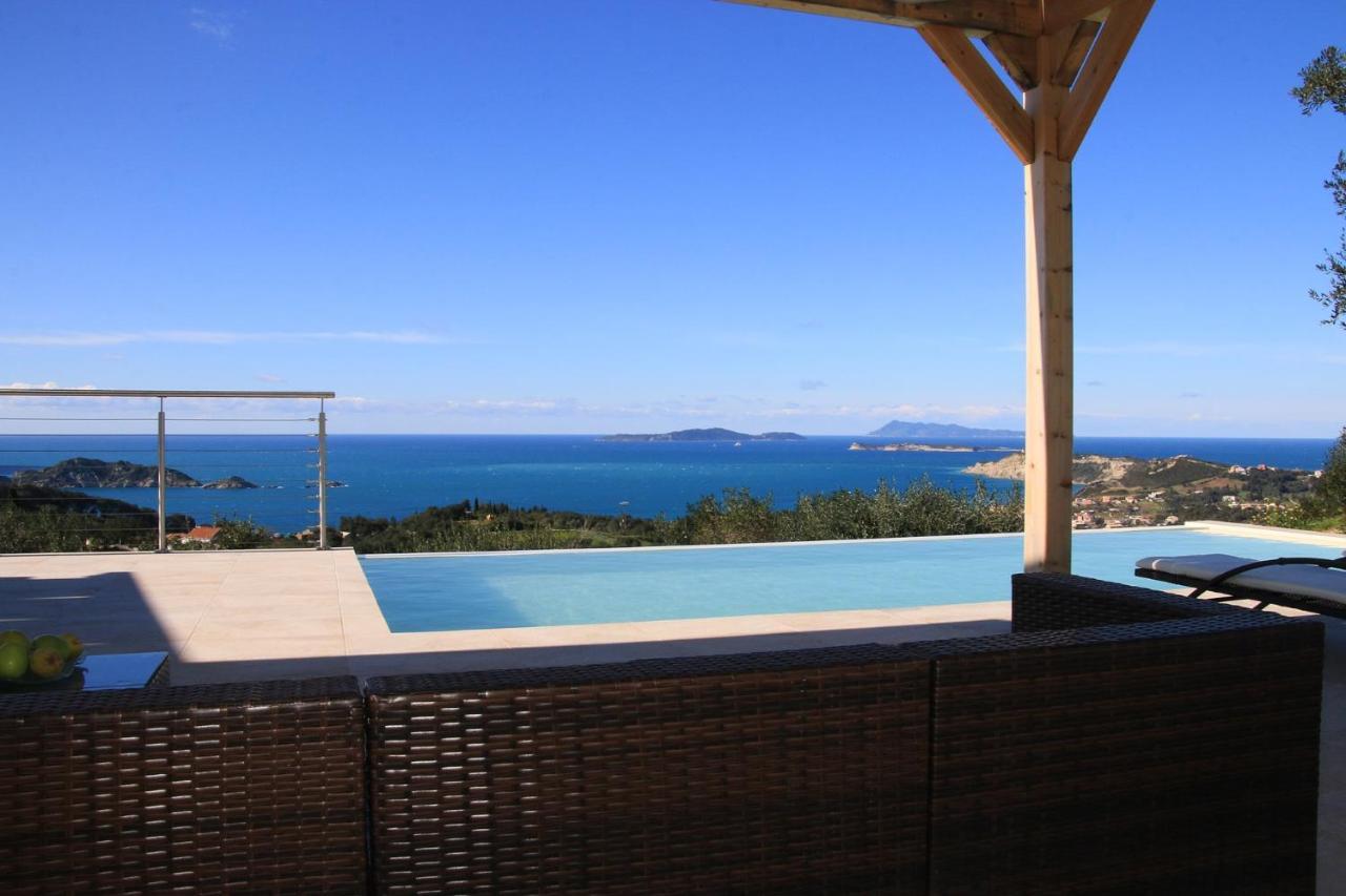 Sunset Sea View Villa 3 Agios Georgios Pagon Exteriör bild