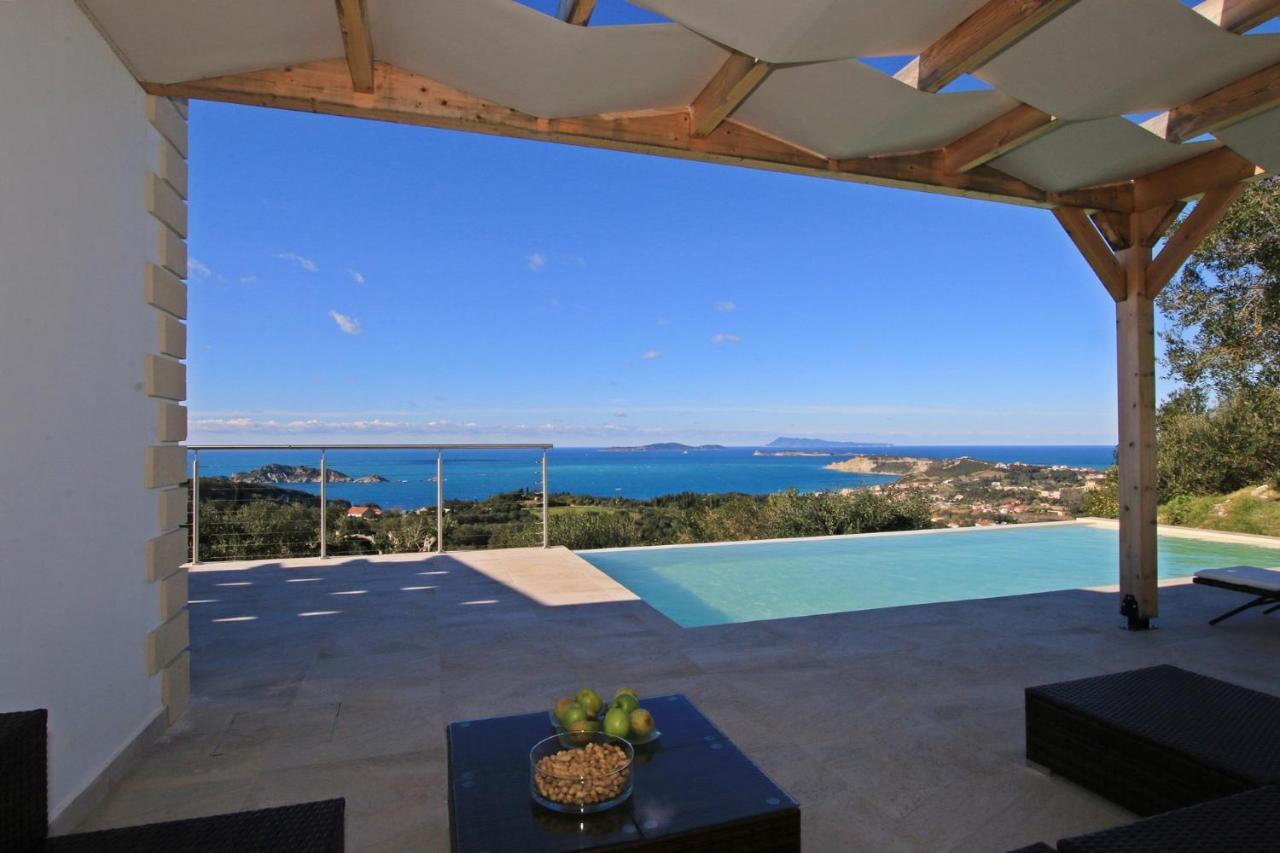 Sunset Sea View Villa 3 Agios Georgios Pagon Exteriör bild